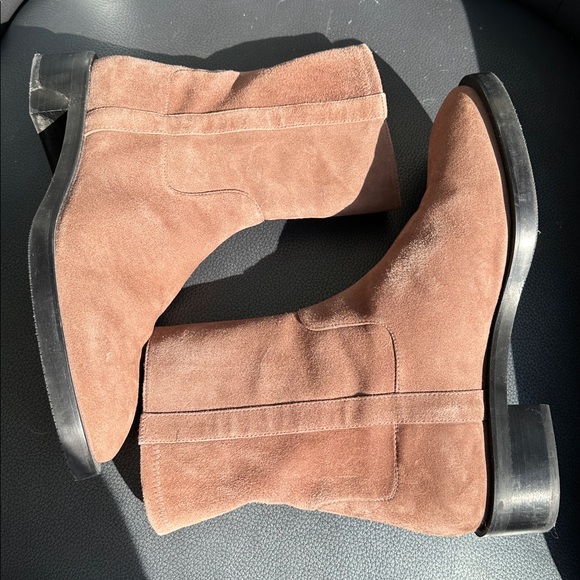Stuart Weitzman Sadie Ankle Suede Boots - Picture 4 of 7